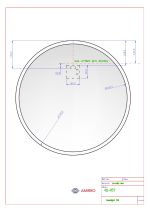Zrcadlo MOONLIGHT průměr 70 CM s LED podsvíceným okrajem