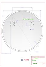 Zrcadlo MOONLIGHT průměr 80 CM s LED podsvíceným okrajem