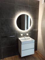 Zrcadlo MOONLIGHT průměr 80 CM s LED podsvíceným okrajem