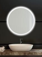 Zrcadlo MOONLIGHT průměr 80 CM s LED podsvíceným okrajem