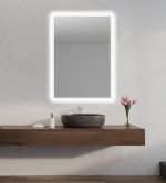 Zrcadlo na míru MOONLIGHT SENZOR 40x40 CM s 2 cm podsvíceným okrajem a se senzorem