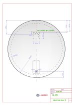 Zrcadlo AMBIENTE Ø 70 CM s LED osvětlením a senzorem