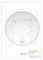 Zrcadlo AMBIENTE Ø 80 CM s LED osvětlením a senzorem