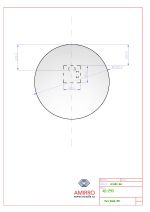 Kulaté zrcadlo PURE RONDE 35 CM o síle 4mm s leštěnou hranou - včetně závěsů