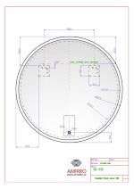 Zrcadlo AMBIENTE II Ø 80 CM s LED osvětlením a senzorem