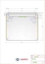 Zrcadlo LUNA ROUNDED 80x70 CM s LED osvětlením