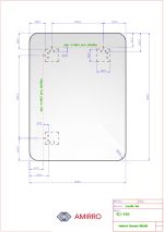 Zrcadlo AMBIENTE ROUNDED 60x80 CM s LED podsvícením