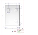 Zrcadlo CRYSTAL 45x65 CM s fazetou