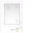 Zrcadlo PURE 70x90 CM  s leštěnou hranou