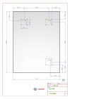 Zrcadlo PURE 70x90 CM  s leštěnou hranou