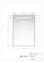 Zrcadlo LUNA 50x70 CM s LED podsvíceným pruhem