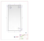 Zrcadlo PURE 70x170 CM s leštěnou hranou