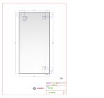 Zrcadlo PURE 70x170 CM s leštěnou hranou