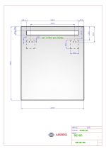 Zrcadlo LUNA 60x70 CM s LED podsvíceným pruhem