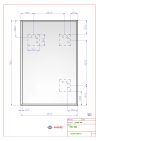 Zrcadlo CRYSTAL 40x70 CM s fazetou