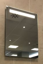 Zrcadlo LUNA LED 60x80 CM s LED podsvíceným pruhem