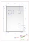 Zrcadlo CRYSTAL 50x70 CM s fazetou