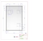 Zrcadlo CRYSTAL 50x60 CM s fazetou