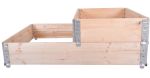 Vyvýšený záhon 120x80 CM dřevěný skládací