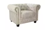 Sedací sestava CHESTERFIELD CHAMPAGNE 3+2+1