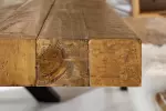 Jídelní stůl THOR X VINTAGE BROWN 200 CM masiv borovice