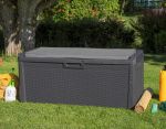 SANTORINI PLUS zahradní plastový úložný box 550 L - grafit