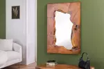 Nástěnné zrcadlo MOSAIC 90 CM masiv teak