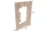 Nástěnné zrcadlo MOSAIC 90 CM masiv teak