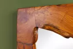 Nástěnné zrcadlo MOSAIC 90 CM masiv teak