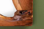 Nástěnné zrcadlo MOSAIC 90 CM masiv teak