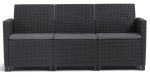 MARIE 3 SEATERS SOFA  - grafit