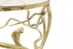 Konferenční stolek WILDLIFE COBRA 70 CM zlatý