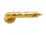 luxusní rozetová klika NOVA GOLD s potahem 24 kt zlata