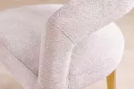 2SET jídelní židle BOUTIQUE béžová/zlatá