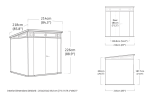 PENT Signature HORIZONTAL domek 7x7 - hnědý