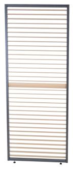 PANEL ZASTÍNĚNÍ WOOD, SKLÁPĚCÍ LAMELY, HORIZONTÁLNÍ 1,3 m pro bioklimatickou pergolu