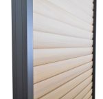 PANEL ZASTÍNĚNÍ WOOD, SKLÁPĚCÍ LAMELY, HORIZONTÁLNÍ 1,3 m pro bioklimatickou pergolu