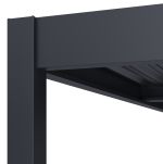 Bioklimatická pergola INTRO DUO 4x4 m, hliník - volně stojící