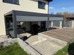 Bioklimatická pergola INTRO DUO 7,2x3,6 m, hliník - volně stojící