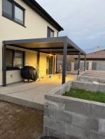 Bioklimatická pergola INTRO DUO 7,2x3,6 m, hliník - volně stojící