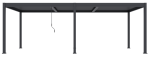 Bioklimatická pergola INTRO DUO 7,2x3,6 m, hliník - volně stojící