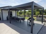 Bioklimatická pergola INTRO DUO 7,2x3,6 m, hliník - volně stojící