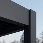Bioklimatická pergola INTRO DUO 8x4 m, hliník - volně stojící