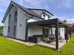 Bioklimatická pergola INTRO DUO 8x4 m, hliník - volně stojící