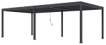 Bioklimatická pergola INTRO DUO 8x4 m, hliník - volně stojící