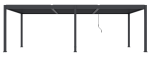 Bioklimatická pergola INTRO DUO 8x4 m, hliník - volně stojící