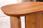 2SET konferenční stolek GATSBY 100/45 CM hnědá masiv akácie