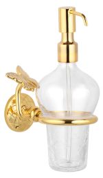 luxusní miska na mýdlo PAPILLON GOLD s potahem 24 kt zlata
