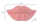 Dekorační váza LIP 60 CM červená Dekorační váza LIP 60 CM červená