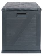 WOOD zahradní plastový úložný box 420 L - grafit